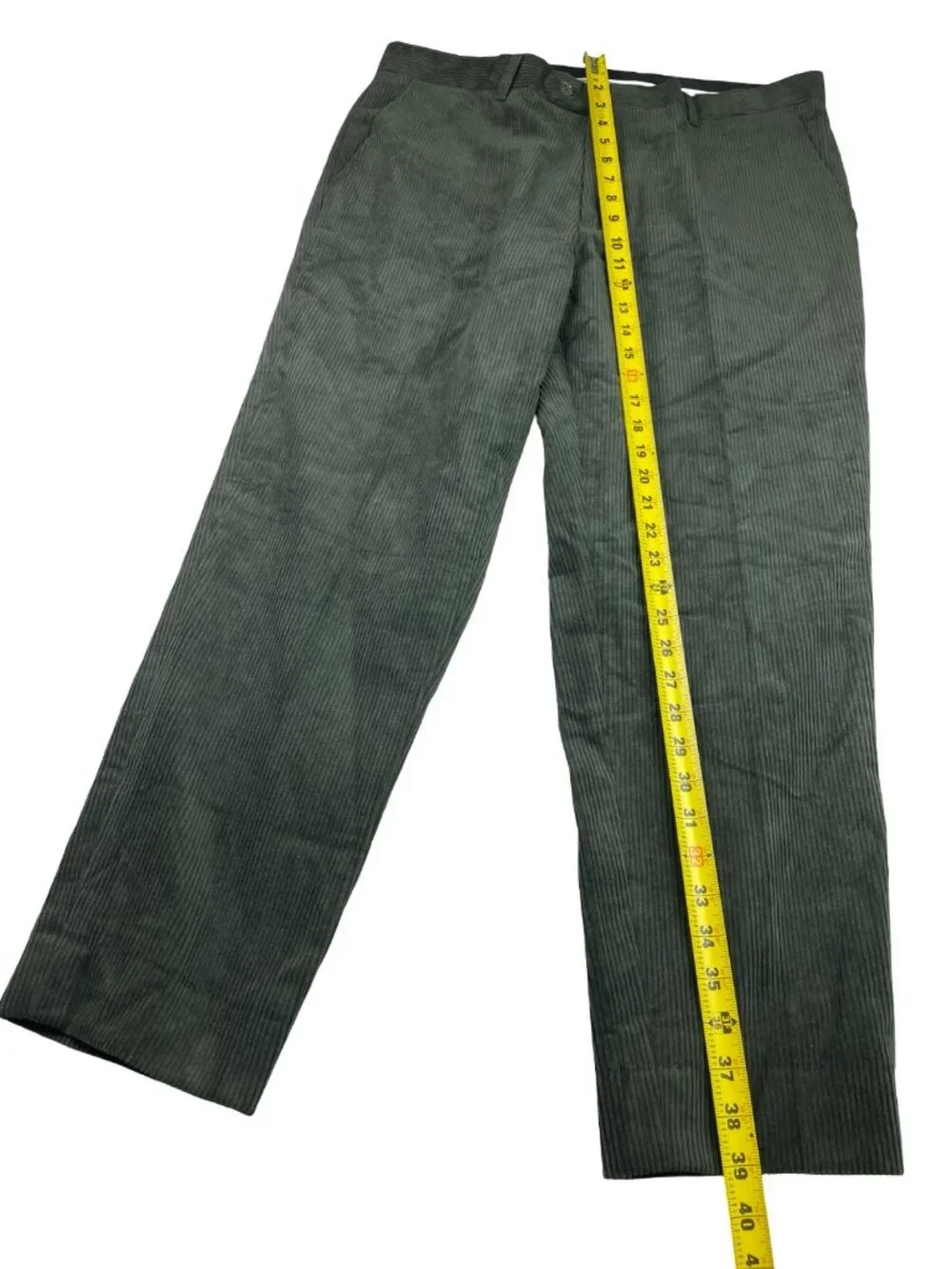 Alain Dupetit Men's Corduroy Double Breasted Suit Green • 44R US | 38x28